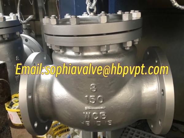 ANSI metal seal 150LB 300LB 600LB cast steel swing check valve