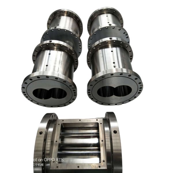 Material ANCA do aliado Ni60 do tambor durável gêmeo dos elementos do parafuso da extrusora do alimento do parafuso