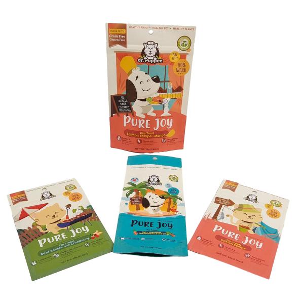Free Samples Liquid Packaging Paper Pouch White Kraft Paper Bag Moisture-Proof Eco- Friendly Recyclable Paper Stand Up B