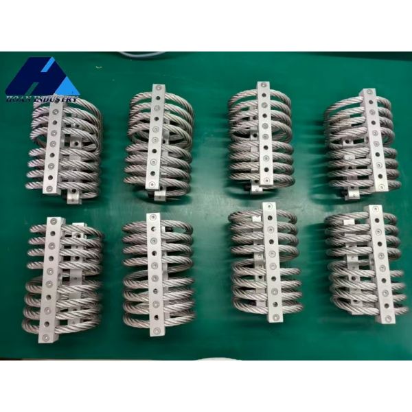 Stainless Steel Wire Rope Isolator with 370kg Max Static Load for Marine Shock and Vibration Damping