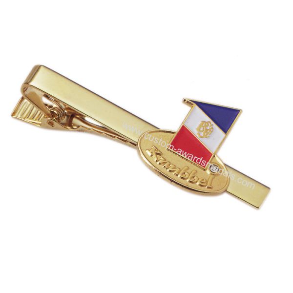 Promotional Gift Knnbbel Personalized Copper Tie Bar For Men With Gold, Nickel, Brass Plating