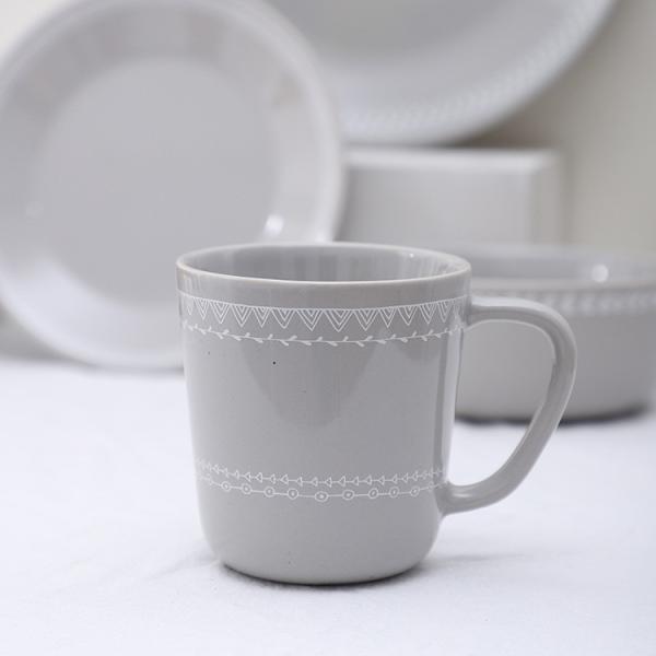 FDA LFGB Approval Coastal Ceramic Dinnerware Sets 4 Piece Dish Set