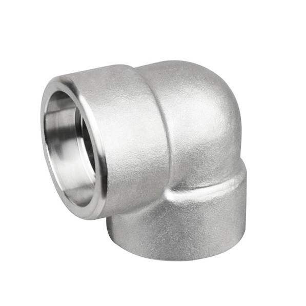 Street Elbow Forged Carbon Steel Pipe Fittings UNS N00825 INCOLOY 825 Material