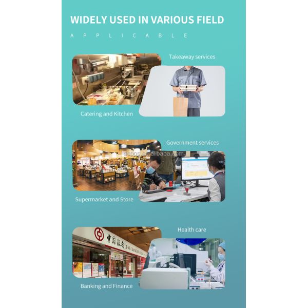 Металлический стеновой термопринтер ABS для закусочной кухни Ресторан Кантин Буфет