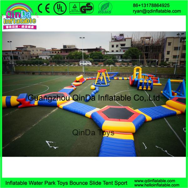 outdoor inflatable water trampoline with slide for sale/ Inflatable Aqua Park/ Water Park Equipment With