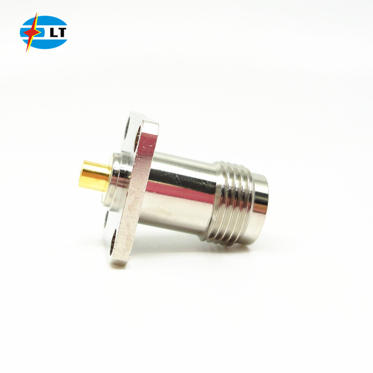 4 отверстия служат фланцем гнездовой разъем 50Ohm 11GHz держателя TNC RF для микроволны