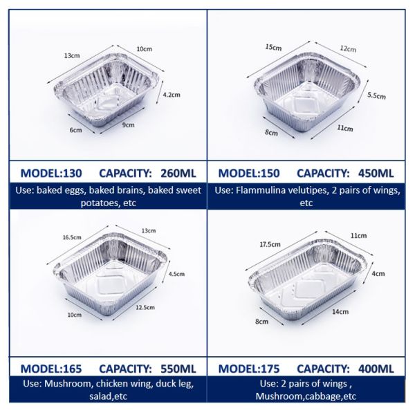 Large Capacity Disposable Aluminum Food Container Ideal for Catering Events Takeout and Food Storage Solutions