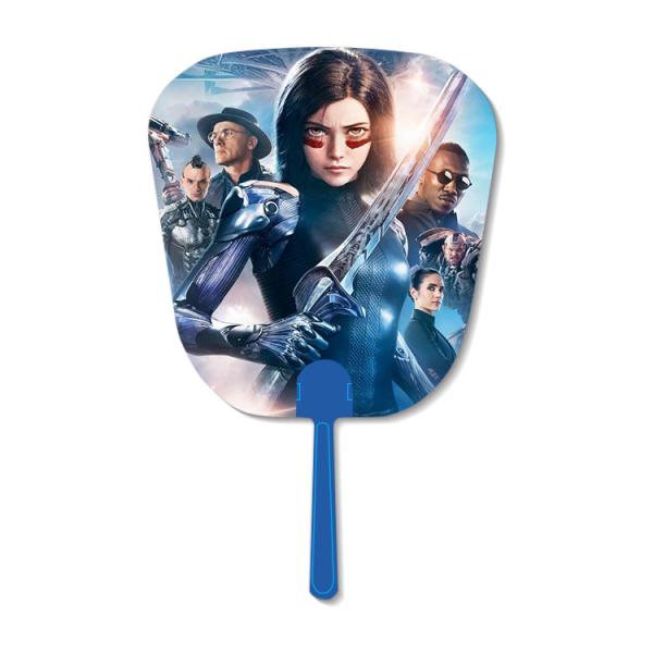 Celebrity Custom 3D Lenticular Printing Hand Fan 0.6mm PET + Paper