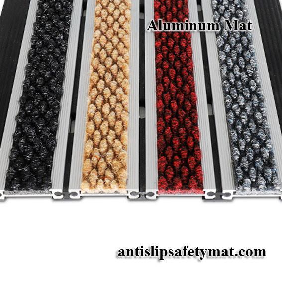 Barrier Aluminum Entrance Mats 20mm Depth Pineapple Carpet