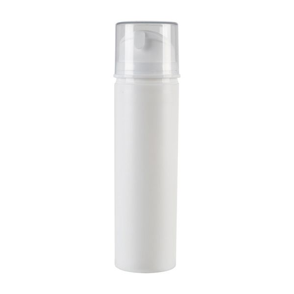Wholesale Square PP Airless Bottle with Plug and Over Cap for Customized Printing Cosmetic Packaging