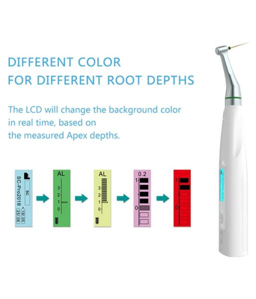 Dental Wireless Root Canal Endodontic C-Smart Mini AP Endo Motor With Apex Locator 2 In 1 Low Speed Micro Surgery Motor