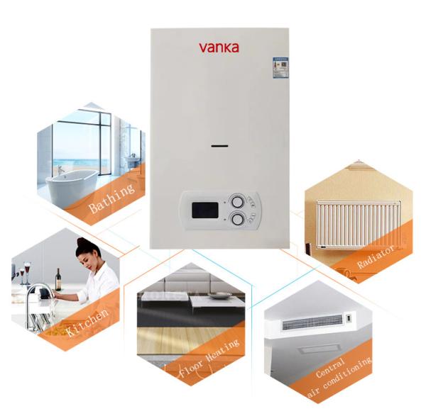Casa Caldeira de combustível a gás instalada na parede 20 - 28kw Combinação Caldeiras de aquecimento central
