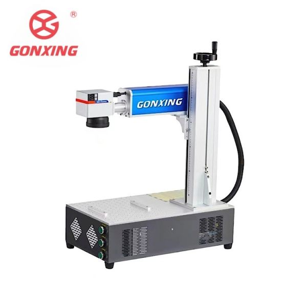 GONXING Small and Portable 20w 30w 50w 60w 100w Fiber Laser Marking Machine for Pen or Rings 110*110mm /175*175mm/ 200*200mm
