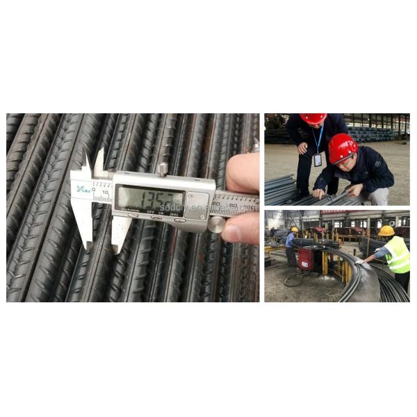 6mm 8mm 10mm 12mm 16mm laminado en caliente HRB400 barra de acero barra de hierro para el refuerzo de la construcción
