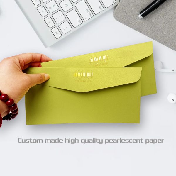 Custom A9 Green Grass Gift Card Envelope For Wedding Party Invitation