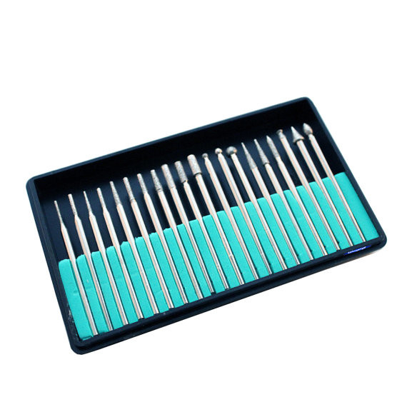 Precision Grinding Diamond Mounted Points , High Efficiency Diamond Burr Bits