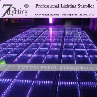 10FT X 10FT LED 3D Dance Floor Panels for Club Event Wedding Floor Decor.