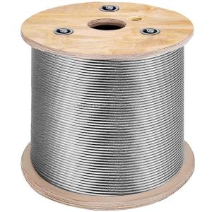 Type 316 câbles en acier inoxydable pour rails de pont matériel 250FT T316 câble