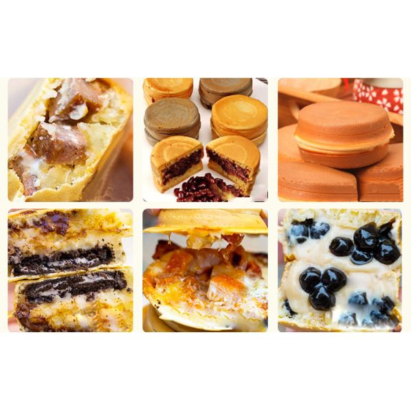 Máquina comercial de pasteles de frijoles rojos de 32 agujeros con producción automática y eficiencia de 5 kW