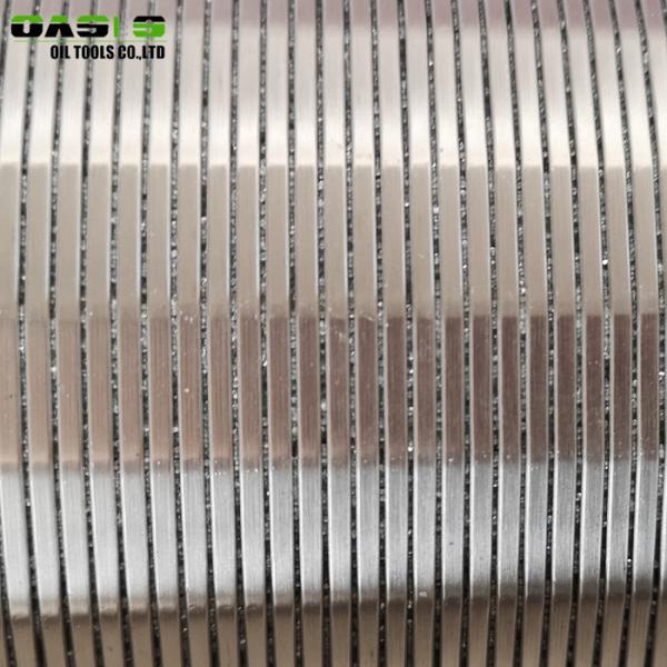 Gravel Packed Wedge Wire Cylinder , Welded Wedge Wire Filter For Water Well Drilling