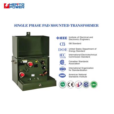 High Frequency Pad Mounted Transformer 50 Kva Silicon Core Electric Power Transformer