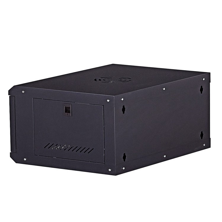 19 Inch SPCC Cold Rolled Steel Network Rack Server Cabinet with Toughened Glass Door