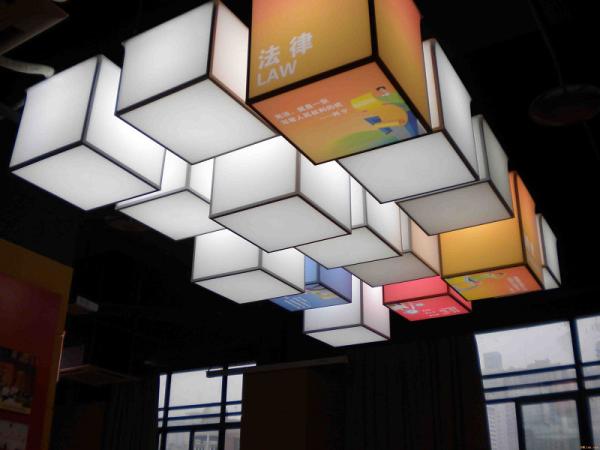 Advertising Stretch Ceiling Film Shopping Mall Decoration 3D Effect