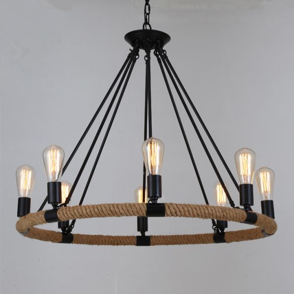 Свет анти- веревочки стиля корозии DIY американской винтажной привесной для спальни