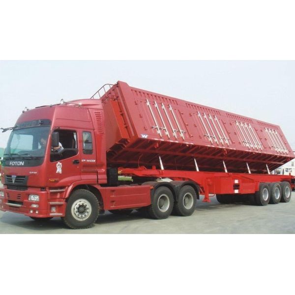 12000х2500х1500мм стальной суперссылки боковой наклонитель нагрузочный прицеп 60 тонн тандемный грузовик продажи