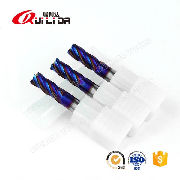 0.118 3/32 Inch 3mm Hardened Steel End Mills With Corner Radius Cutter 1/4 Shank