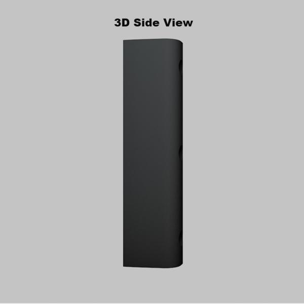H300xW300xL500mm Marine D Rubber Docking Bumper in Customized Size and Black/Grey