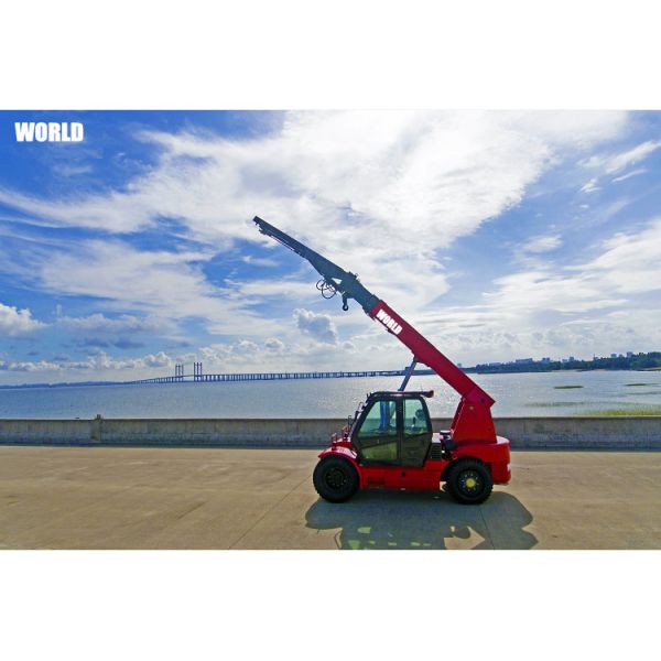 Китайский мир 11тонный большой гидравлический подъемник телескопический колесный погрузчик для продажи