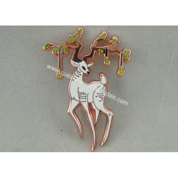 Souvenir Synthetic Enamel Badges Copper Plating Mat - Nickel OEM ODM