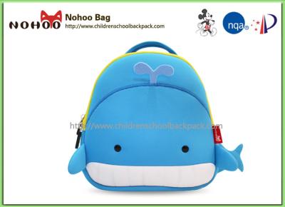 Cute Cartoon Whale Children School Bags , Animal Backpacks For Kids