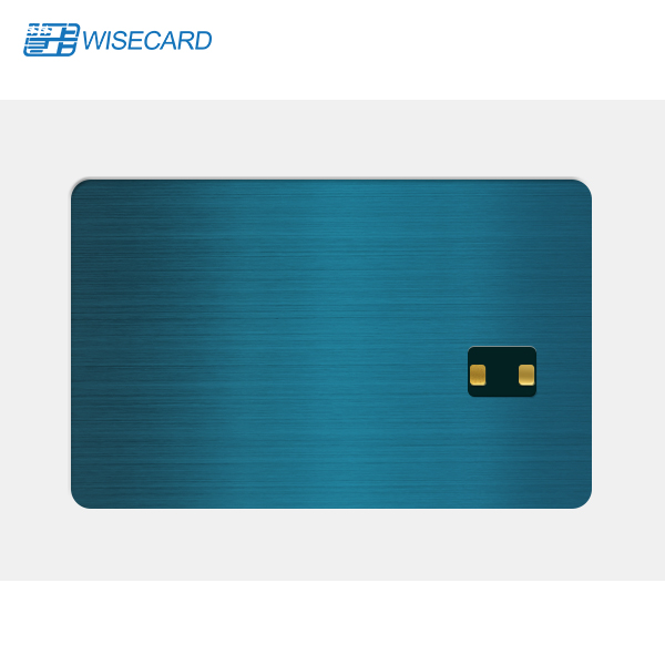 Карта металла двойного интерфейса визитной карточки металла WCT Wisecard Magstripe подгонянная