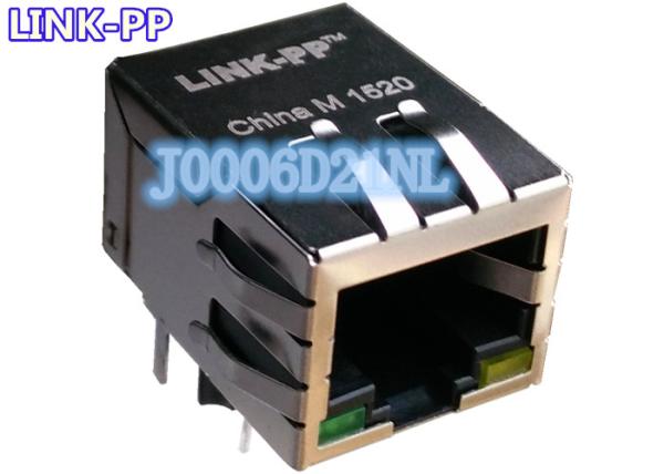 J0006D21NL | LPJ0006CNL 10/100 Base-TX AutoMDIX 90° Angle THT