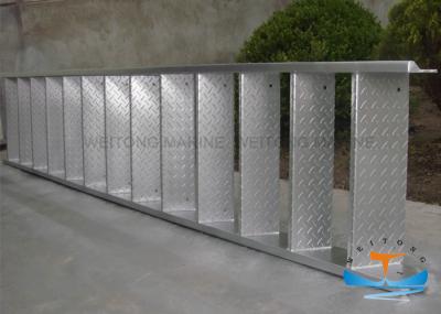 Inclined Marine Boat Ladders ISO5488 Standard Steady For Ship Engine Room