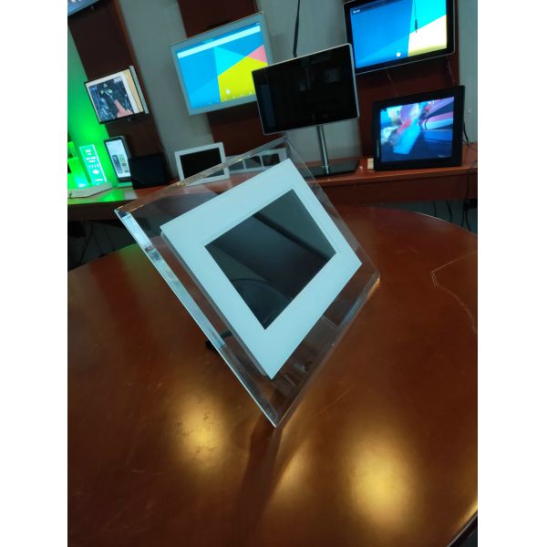 Real Transparent Acrylic Digital Photo Picture Frame 7 Inch HD IPS Screen 3.5-7W