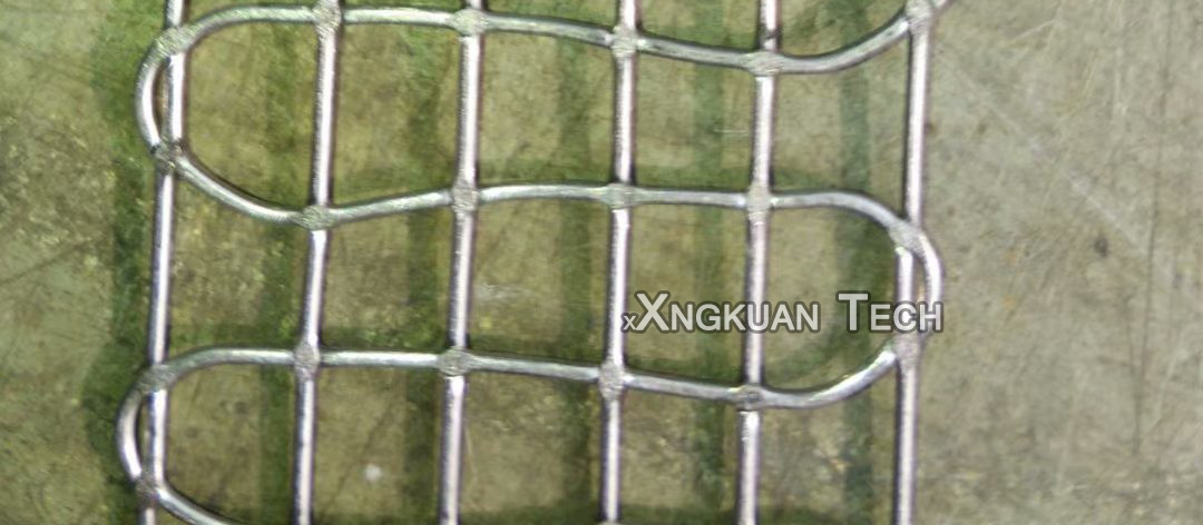 узкая часть экрана сетки 2cm 1m сплетенная стальная супер с закрытым краем
