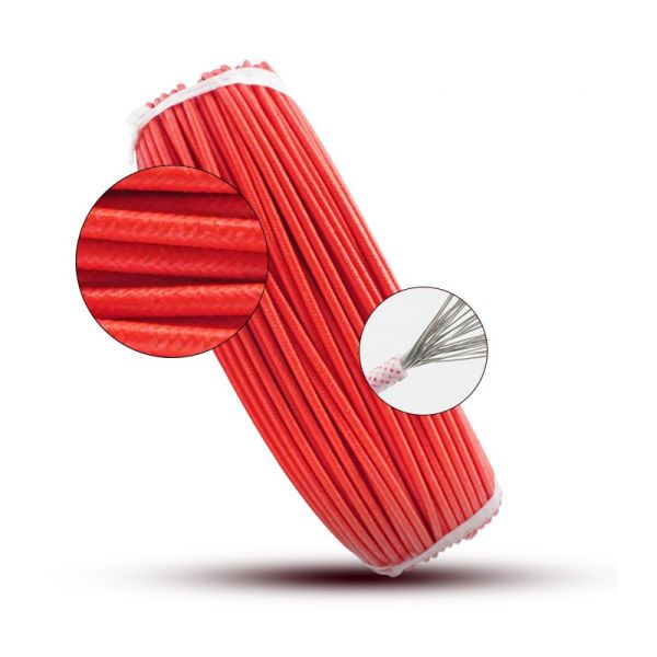 AGRP High Temperature Silicone Wire 2.5mm Fiberglass Braided Heating