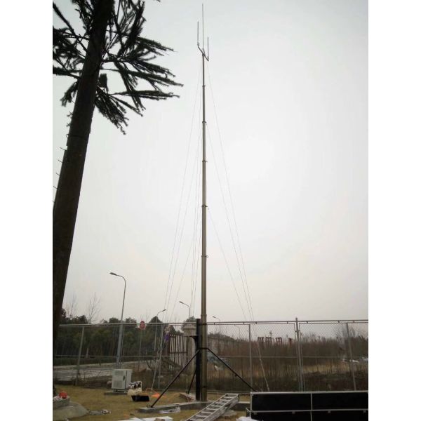 Mobile Pneumatic Telescopic Mast Pole Communication Antenna Equipment 1 Year Warranty