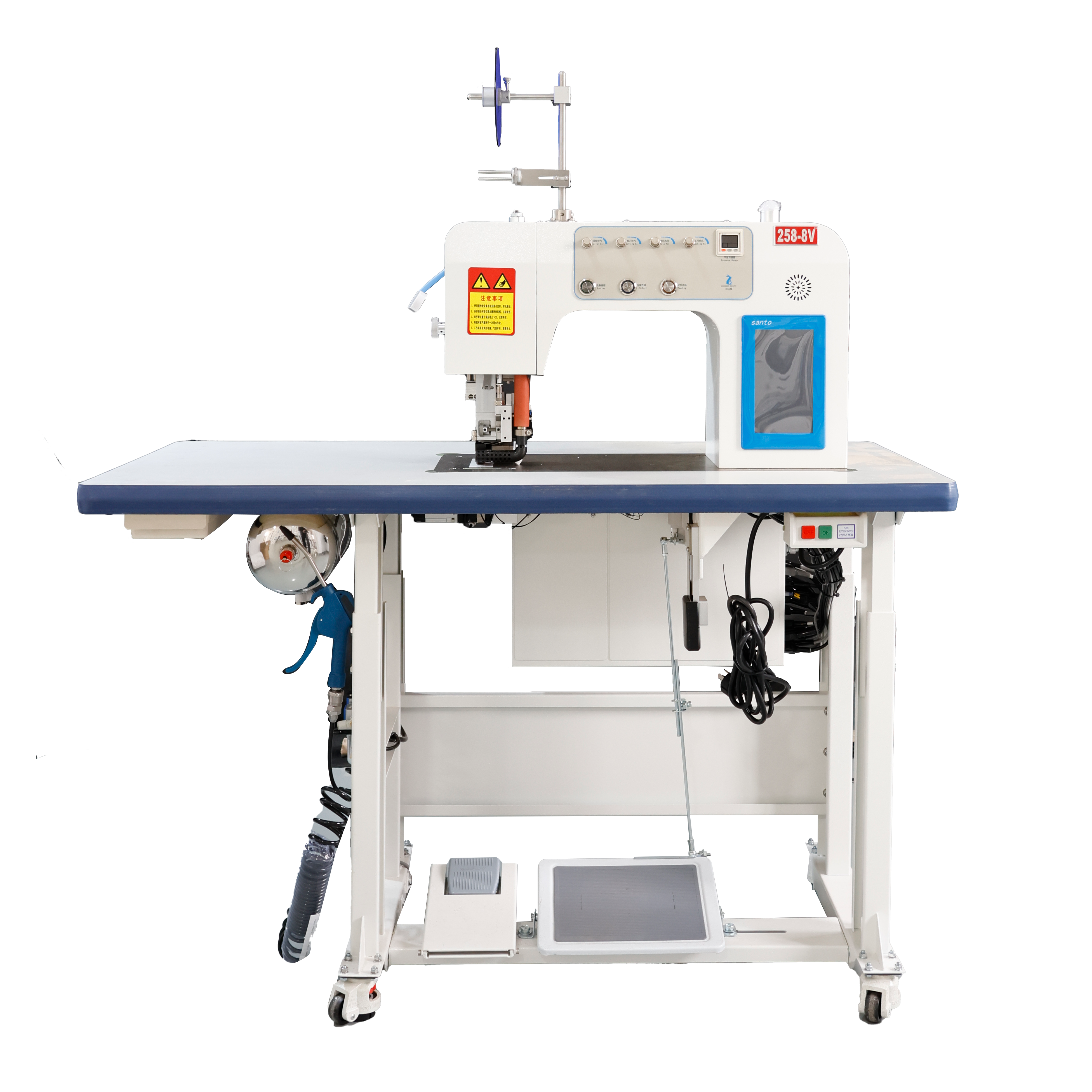 XST‑256‑8V Seam Opening and Pressing Machine for Wool and Double Faced Wool Garment Seams
