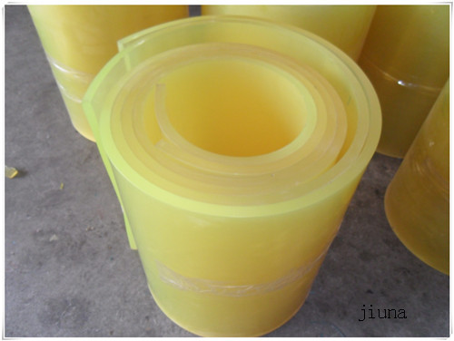 Ширина 100% листа 500mm ~1000mm Pu полиуретана Polyether сини резиновая