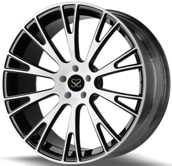 Hyper Black Forged One Piece Wheels A6061-T6 Aluminum Alloy