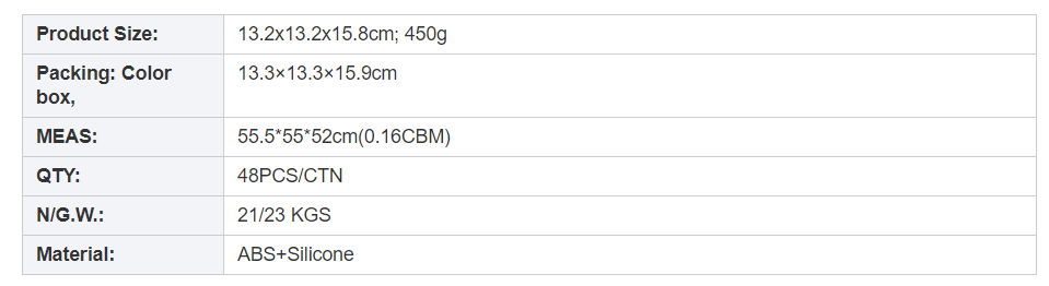 DC5V Silicone Night Light Alarm Clock 1000mA Battery For Kids