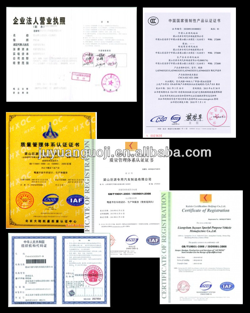 3 оси 60 тонн грузовик открытый грузовой плоскостроительный козырь ограждение полуприцеп с JOST 2