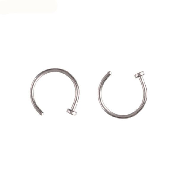Fake Nose Ring Lip Ring C Clip Kylie lip Piercing Burun Nose Rings Hoop for Women Neuspiercing Body Jewelry