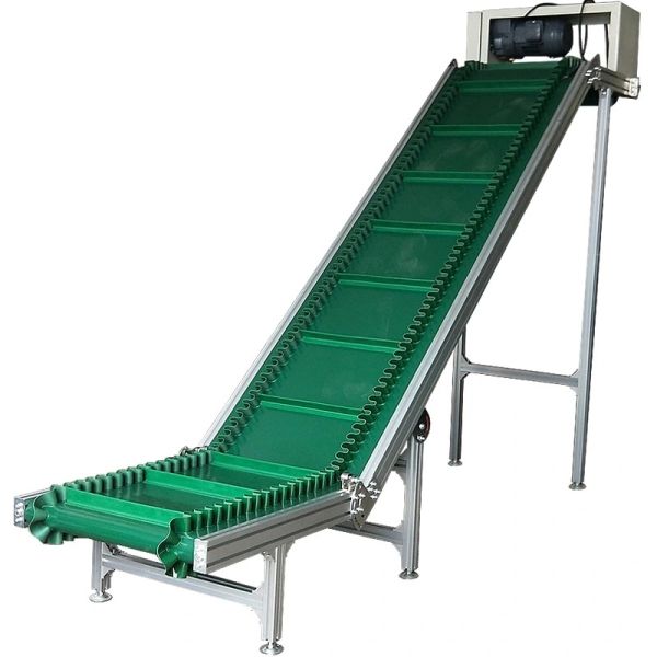 PU / PVC Flat Top Chain Conveyor Belt for Plastic Bags Machine