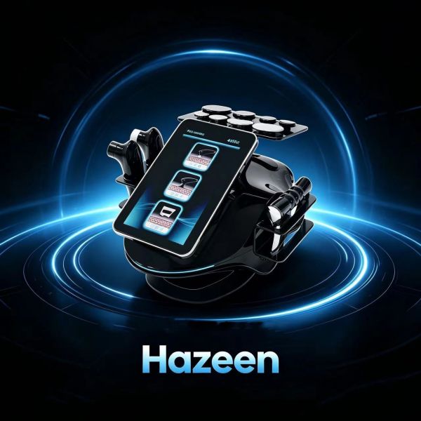 Hazeen 448kHz Tecar Therapy RET CET Body Firming Device Portable Deep Care Physiotherapy Device, Body Shaping Instrument, Fat Removal Device With 2 Fever Probes/1 Fascia Meter