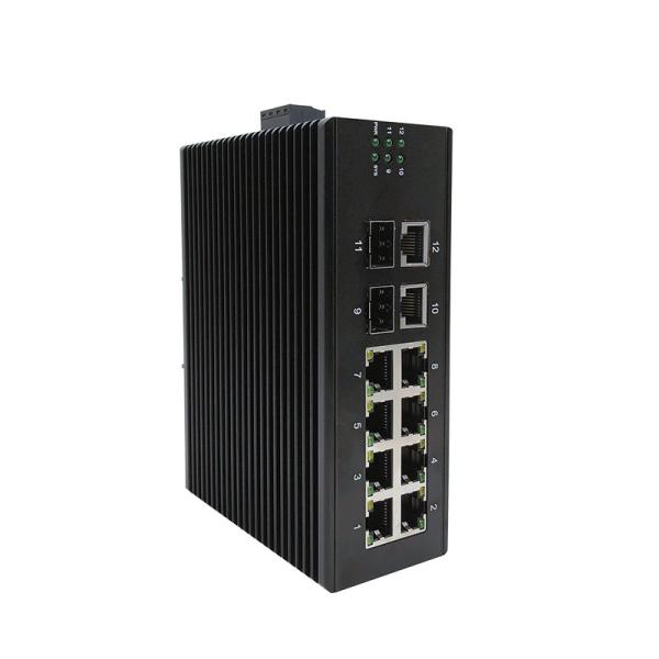 10/100/1000M Industrial Network Switch Managed 10 Port Gigabit Ethernet Switch